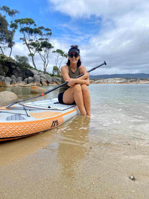 Image of Bianca Chatfield in a kayak.