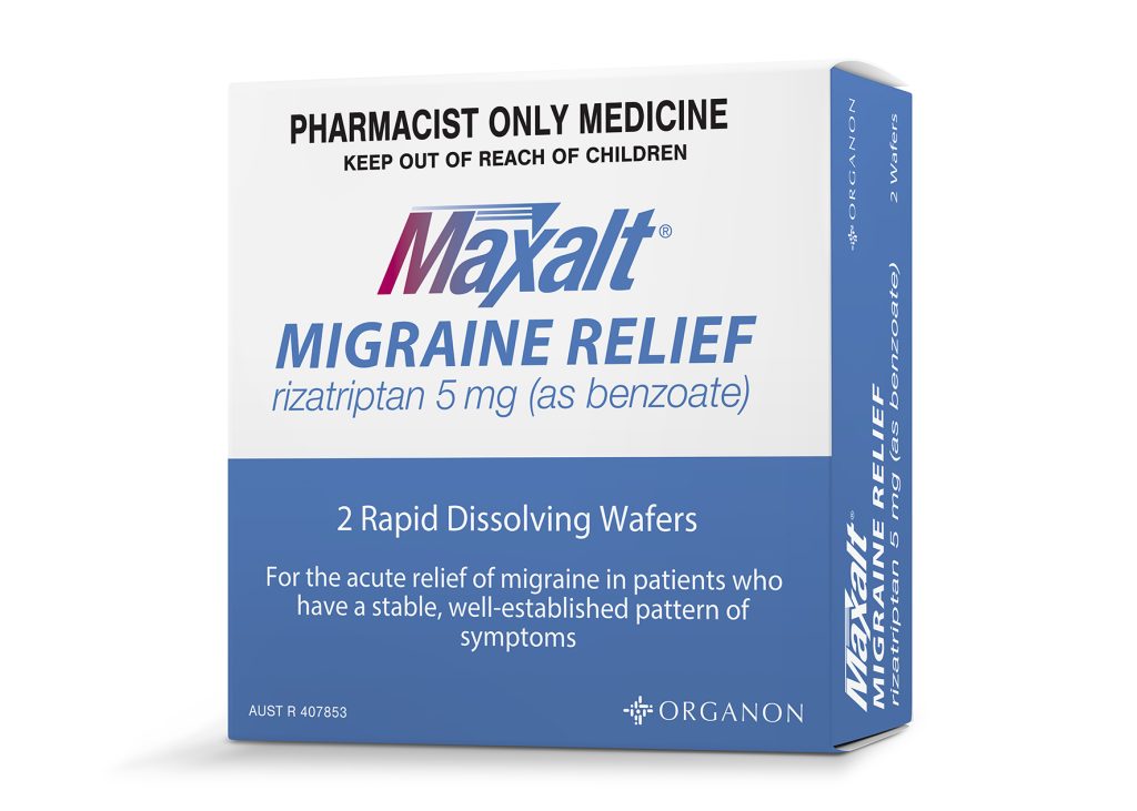 Image of MAXALT Migraine Relief box.